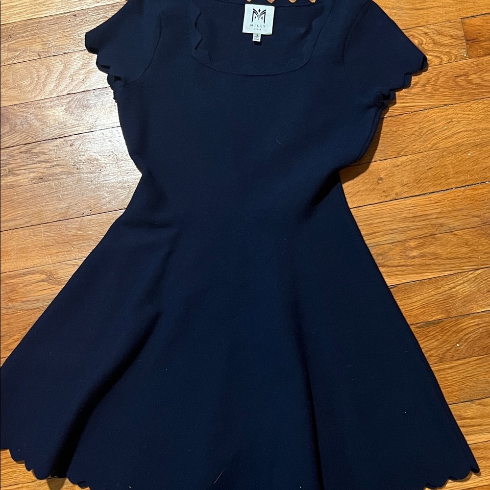 Milly Navy Blue Kids Formal Dress